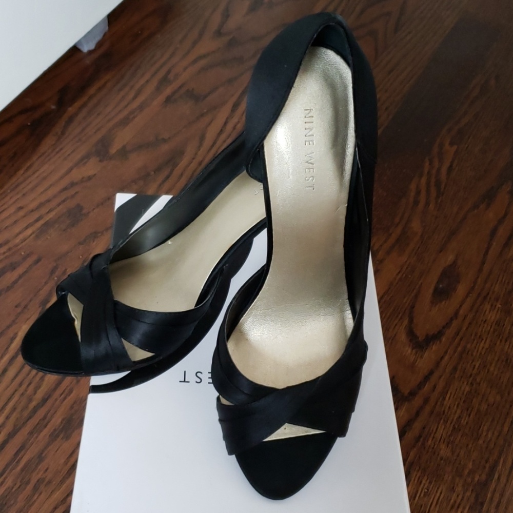Nine West Satin Sandal Heels